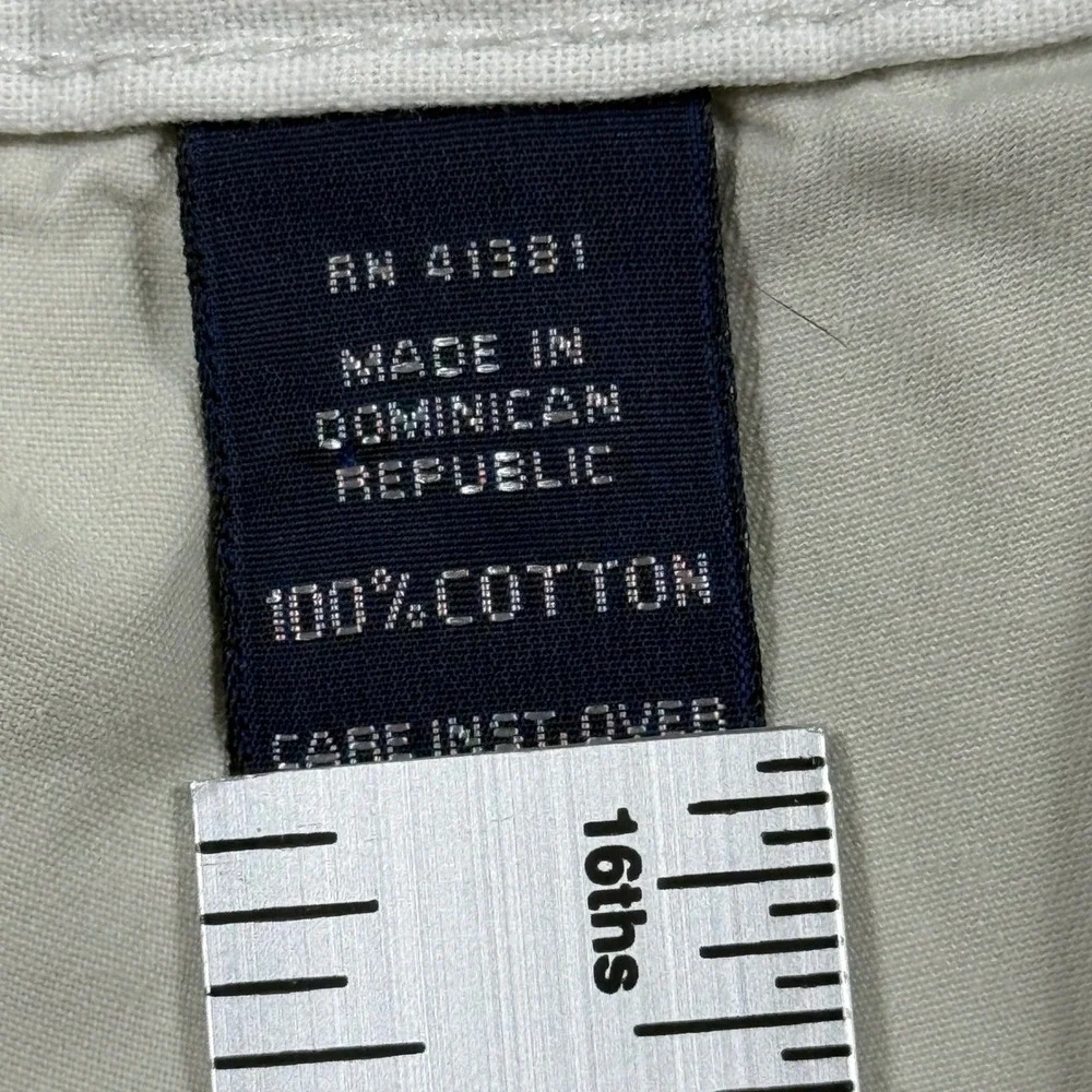 Polo Golf Ralph Lauren Mens Tan Beige Pleated Chino Shorts‎ Cotton Size 37